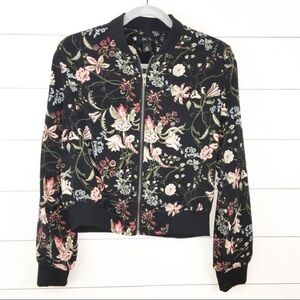 BCX Floral Satin Jacket